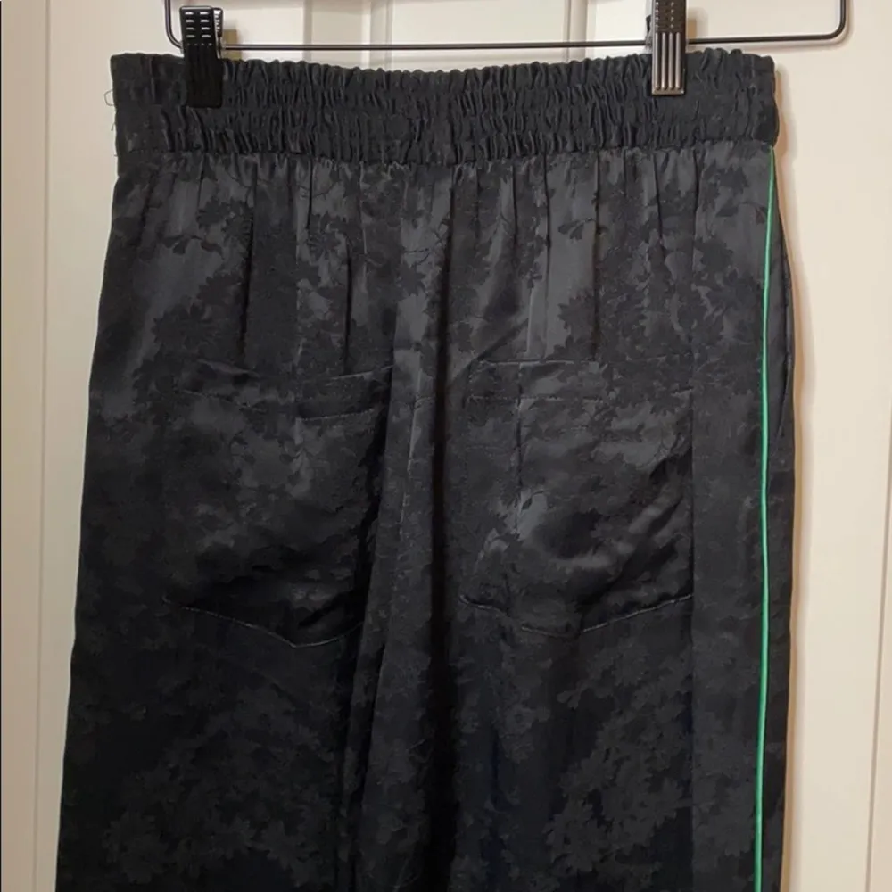 Maje Pasito Black Pants floral size 2 NWT - Image 9