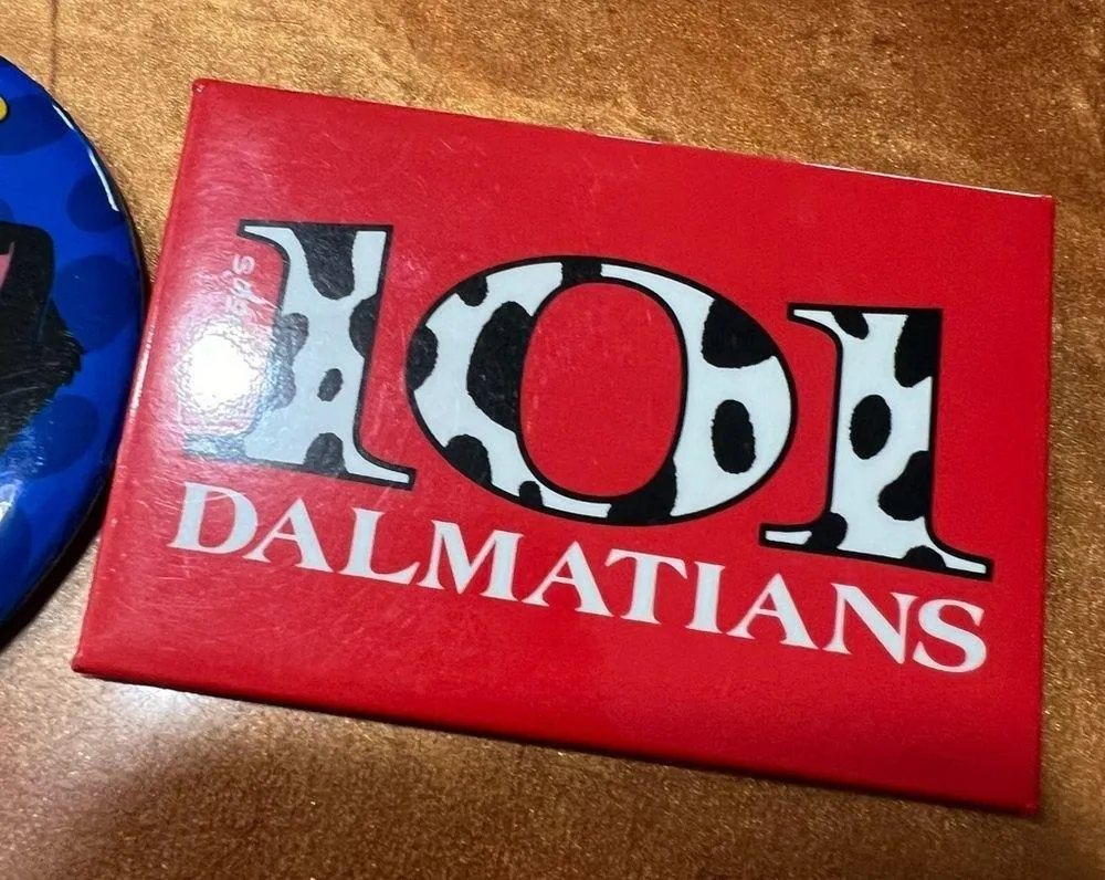 Vintage 90s Disney 101 Dalmatians Button pins - Image 3