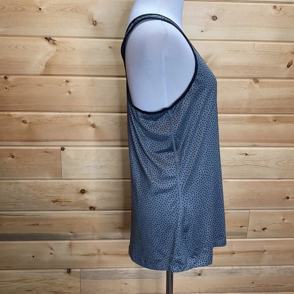 Nike Pro Polka Dot Swish Racerback Tank Top Large - Image 6