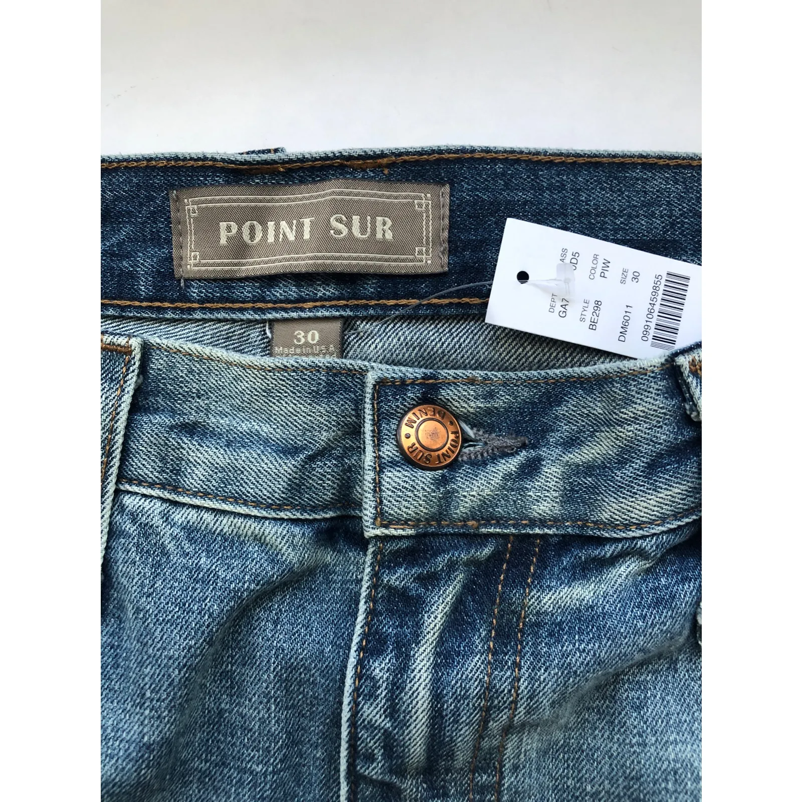 NWT J. Crew Point Sur Vista Straight Jeans in Pale Indigo Wash: Selvedge Edition - Image 5