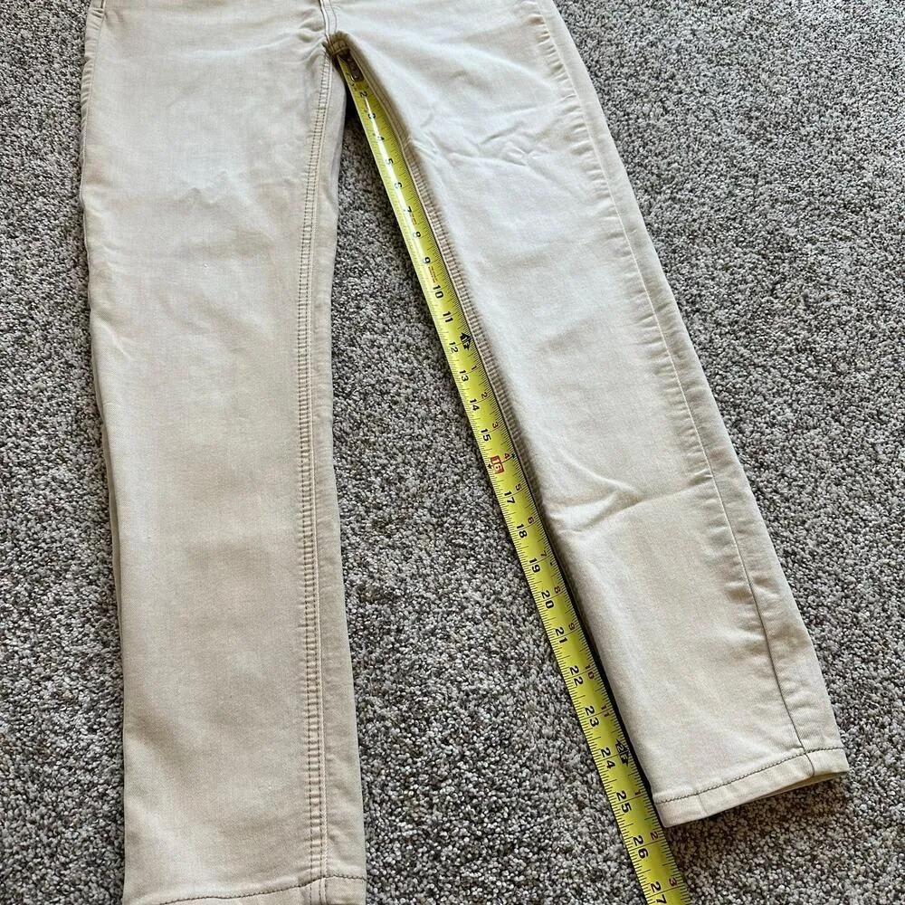Free People  light tan skinny jeans size 28 - Image 8