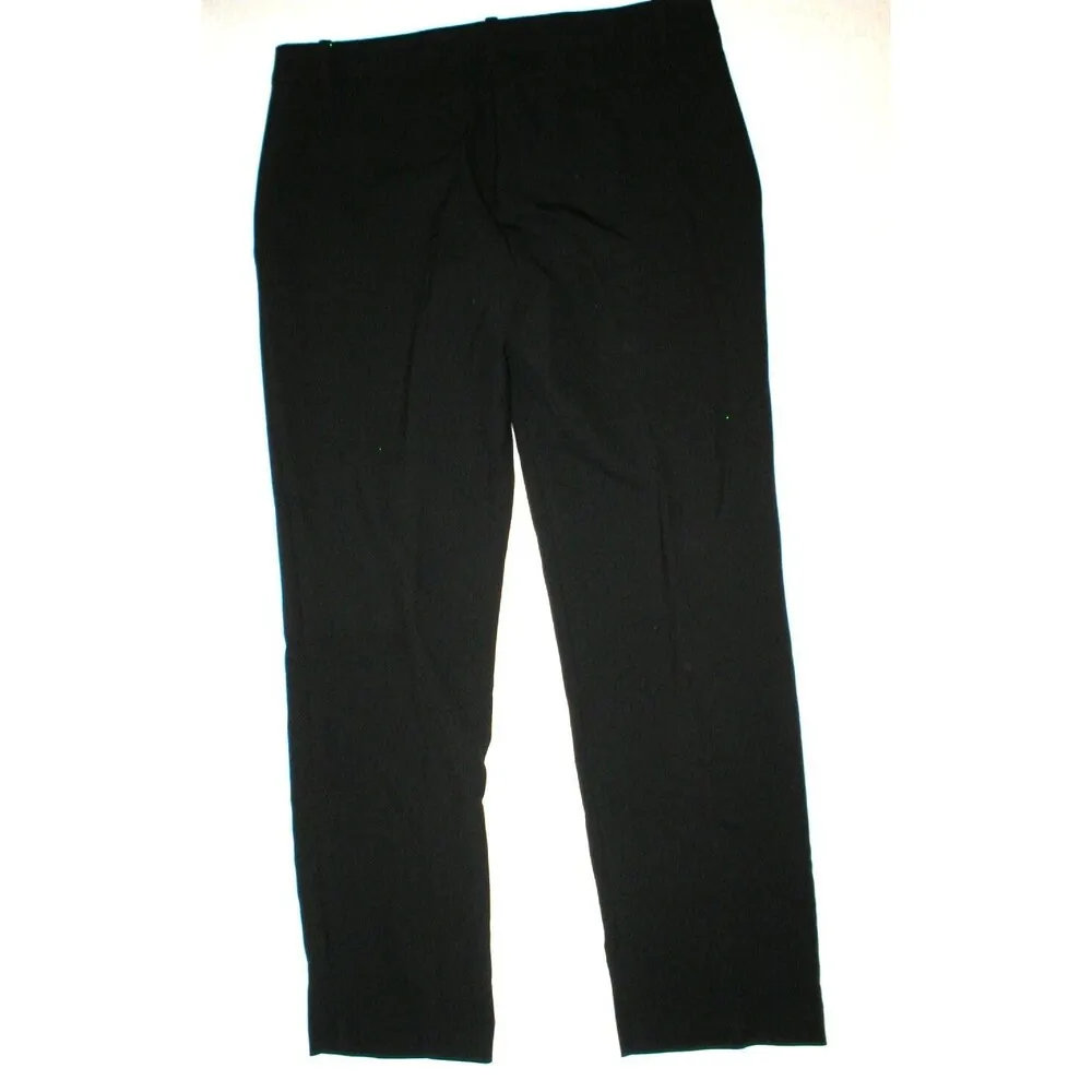 New NWT Womens Designer Trina Turk Black Pants Slacks 12 Aubree Office USA Work - Image 5