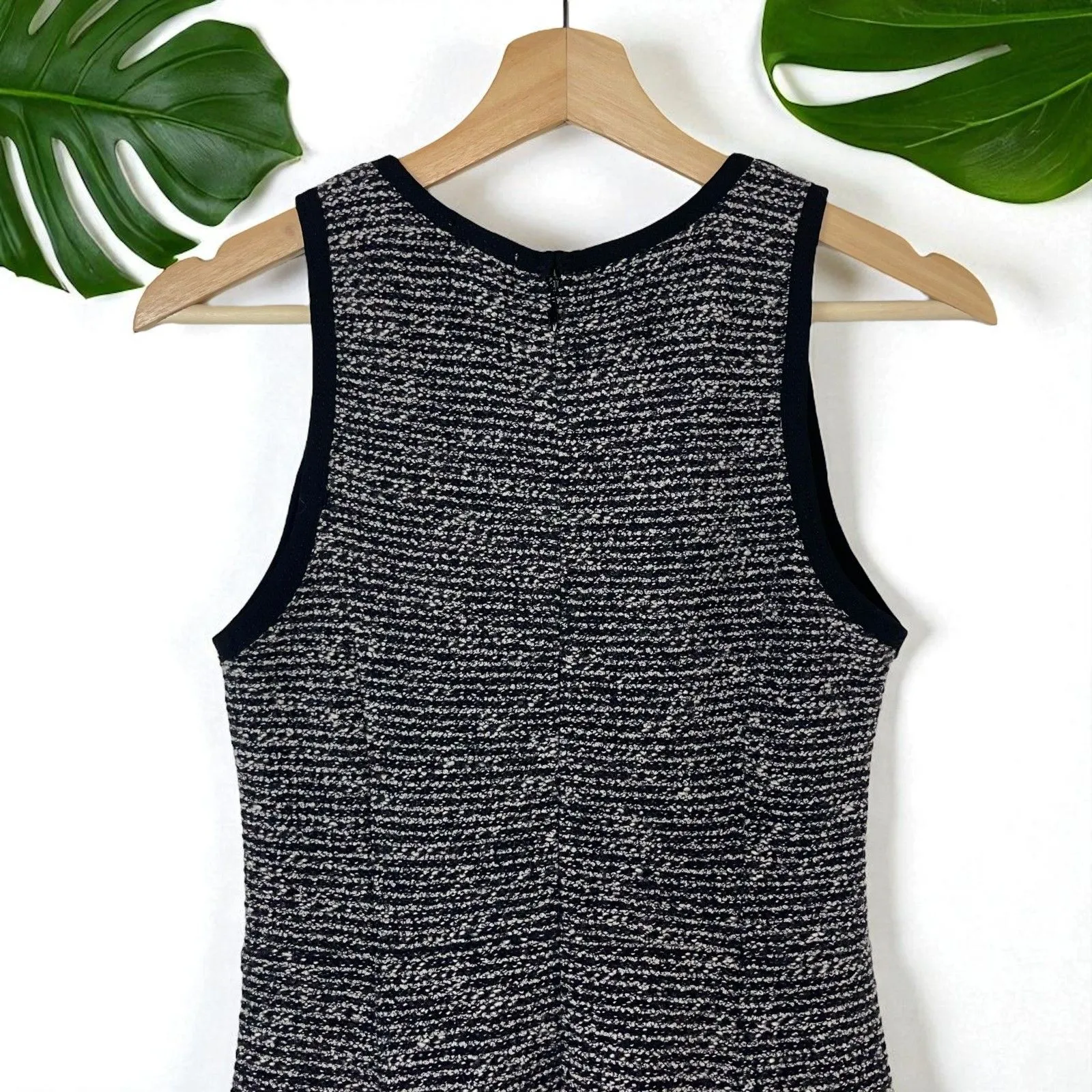 J. Crew Sleeveless Tweed Flare Dress - Image 9