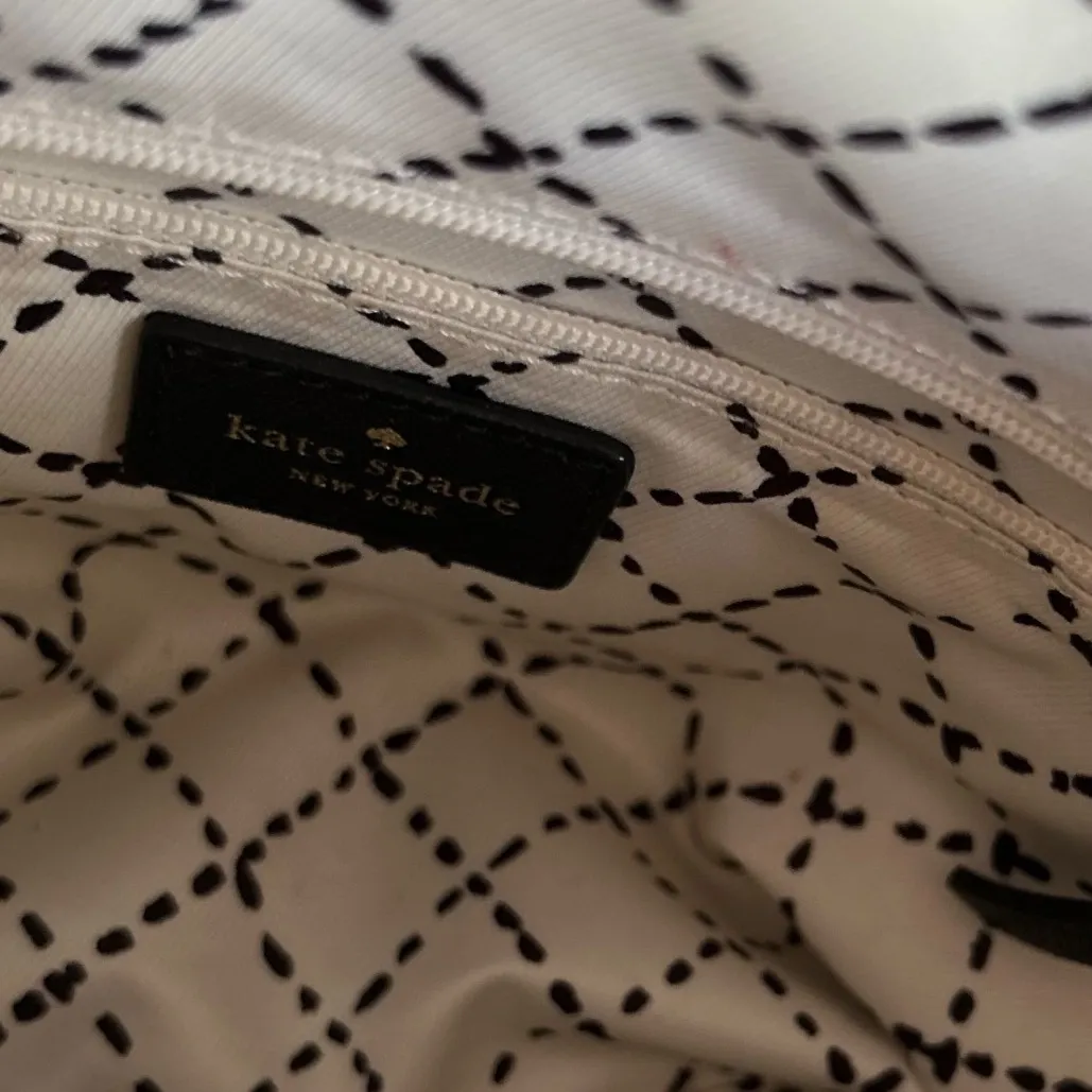 Kate Spade Dome Satchel Crossbody Purse Taupe Brown Handles Gold‎ Hardware - Image 8
