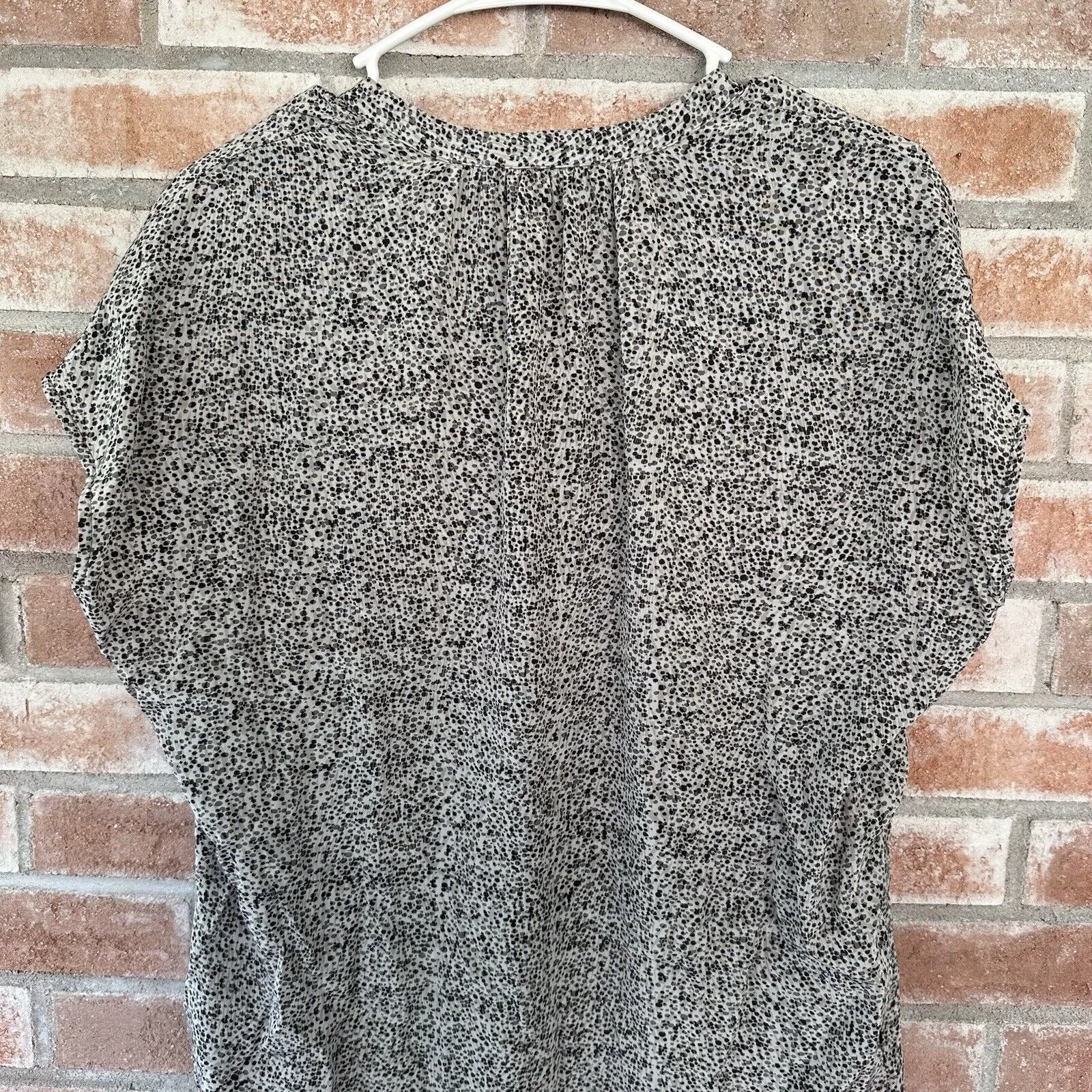 Vince 100% Silk Shift Dress Black Gray Pockets Small Old Money Quiet Luxury Chic - Image 10