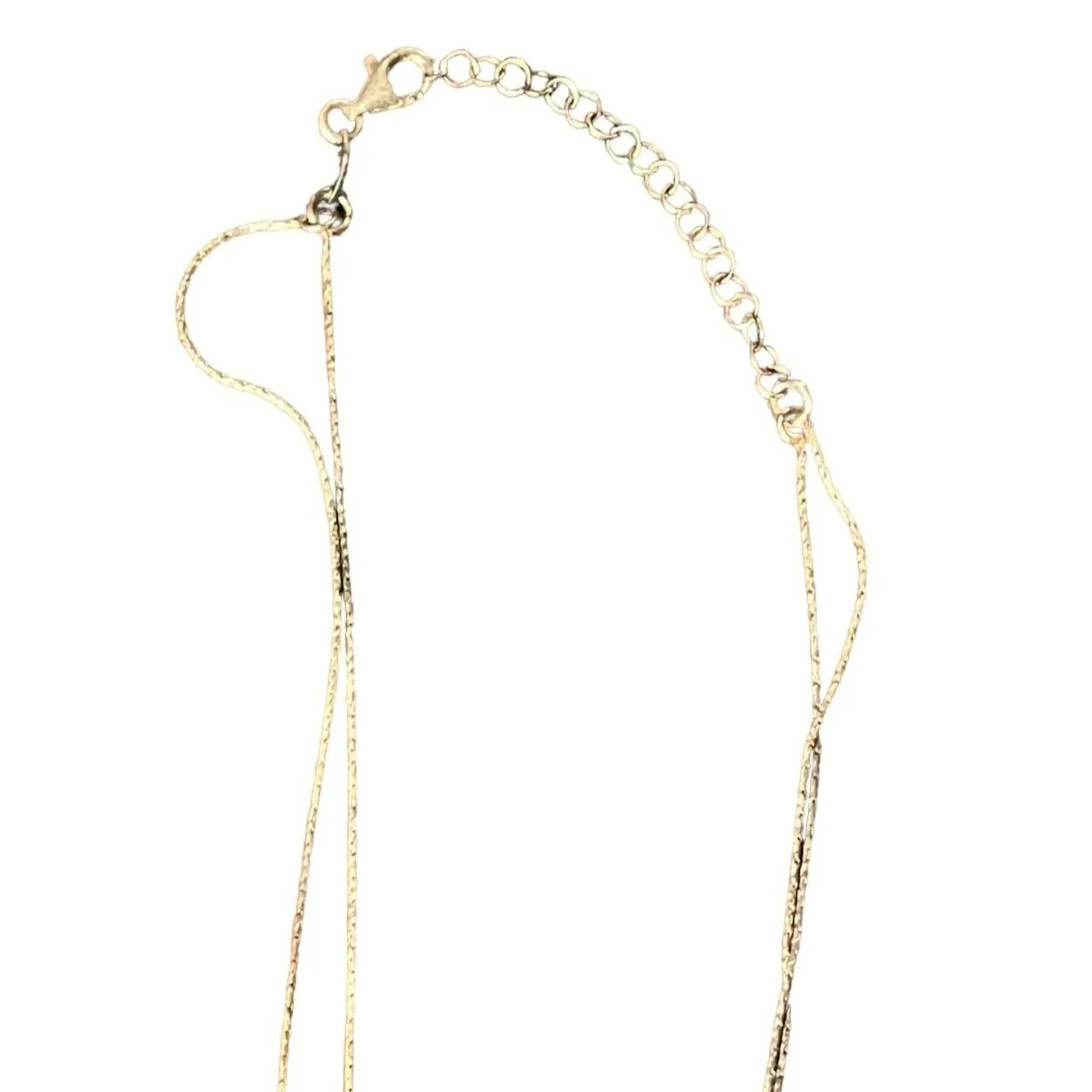 Mia Fiore Cross w/ Stone Pendant‎ Necklace 925 Sterling Silver Italy Adjustable - Image 6