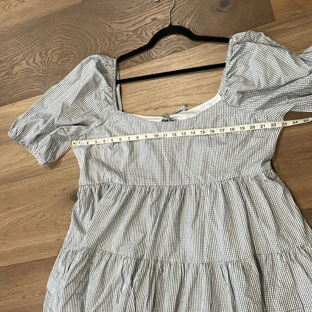 American Eagle Puff Sleeve Tiered Babydoll Mini Dress Size XXL NWT - Image 8