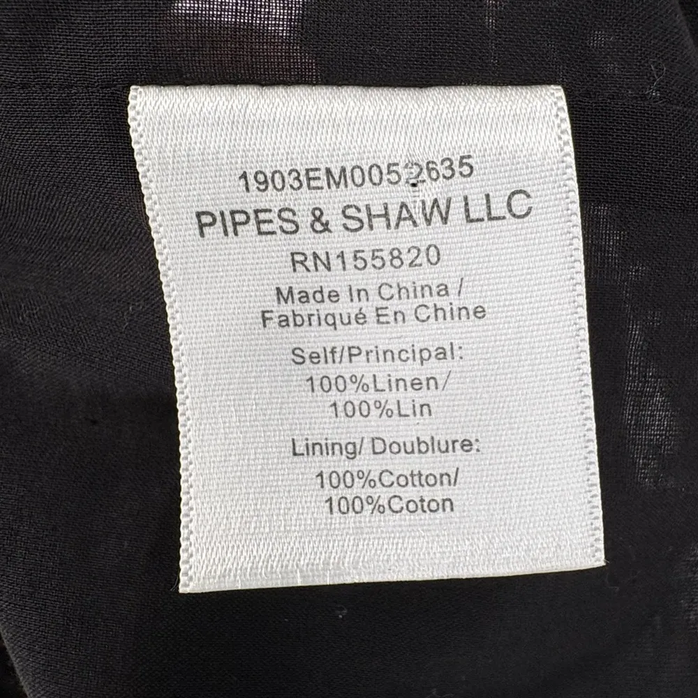 Veronica Beard Giuliana Beaded Embroidered Linen Mini Dress | Sz 6 | Black & Red - Image 14