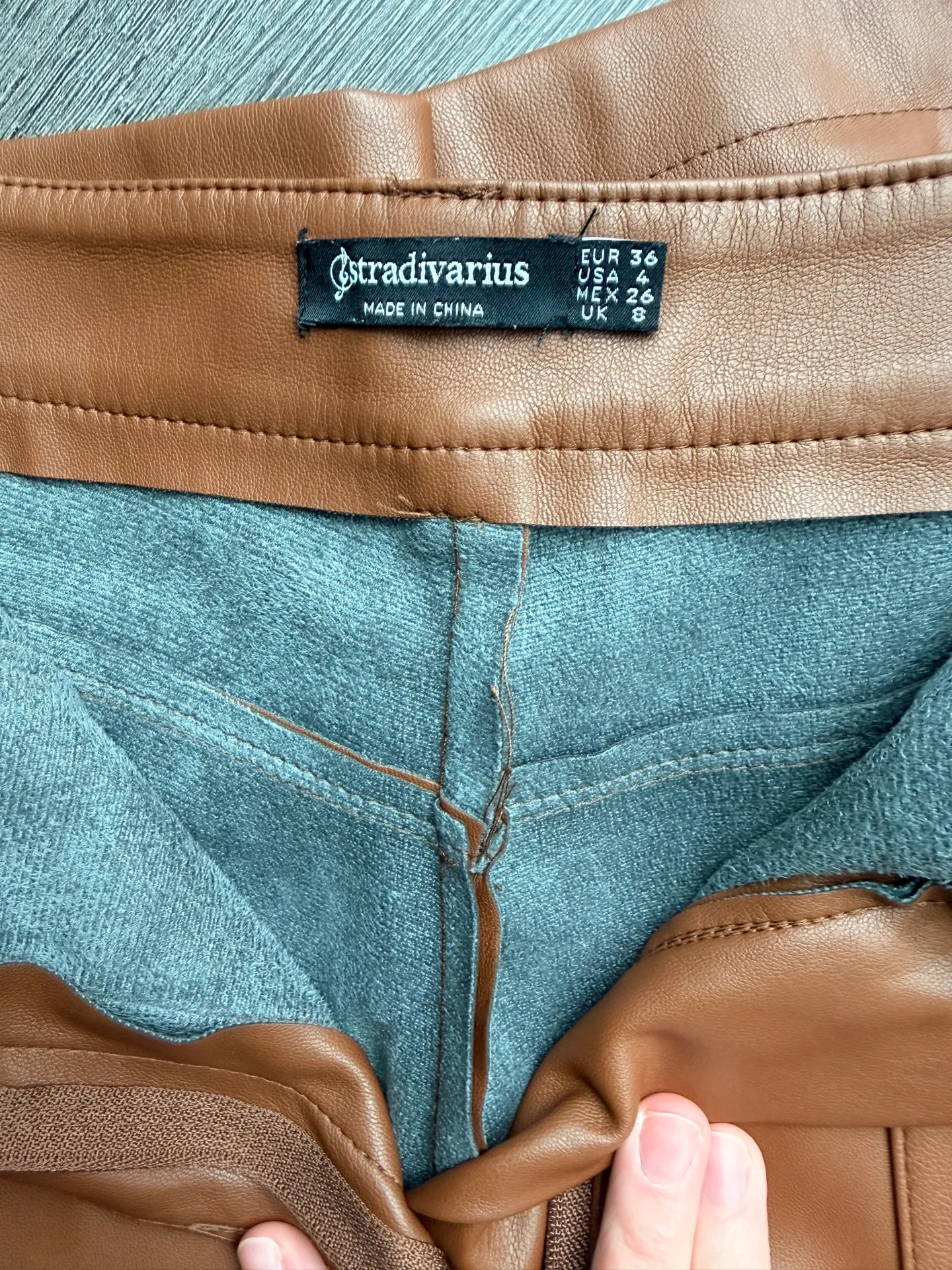 Stradivarius Faux Leather Pants - Image 5