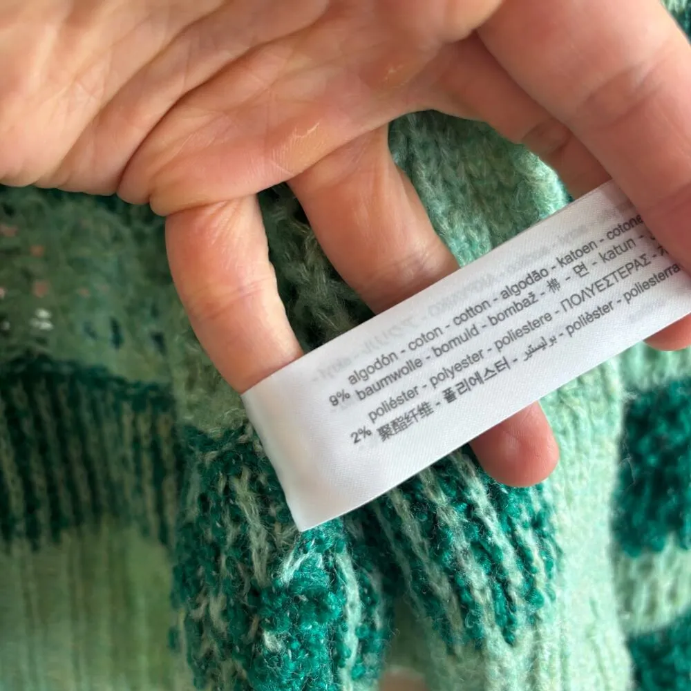 Zara Open Knit Textured Cardigan Sweater - Image 6