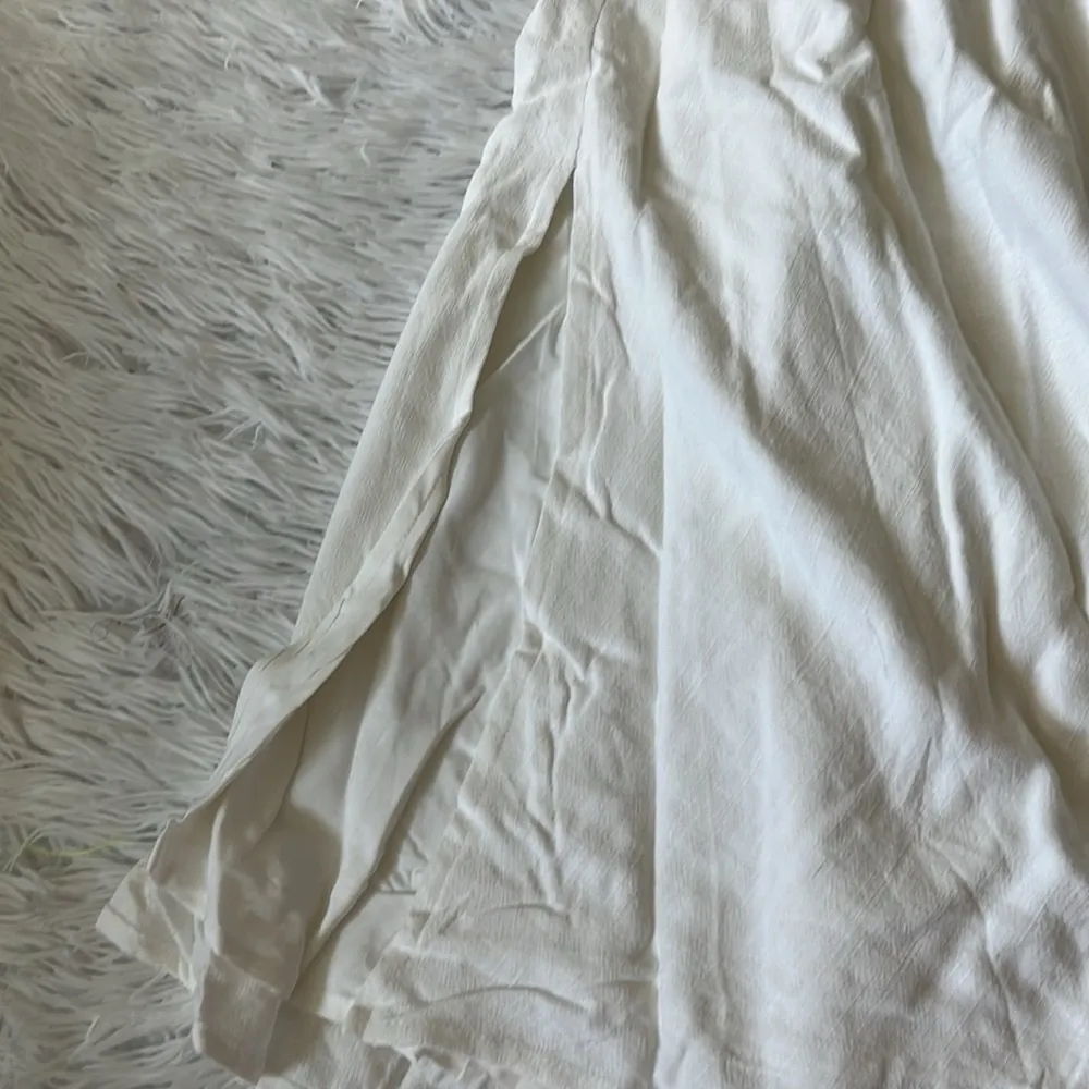 Lulus Best Beginnings Ivory Button-Front Women’s Midi Skirt size Medium - Image 6