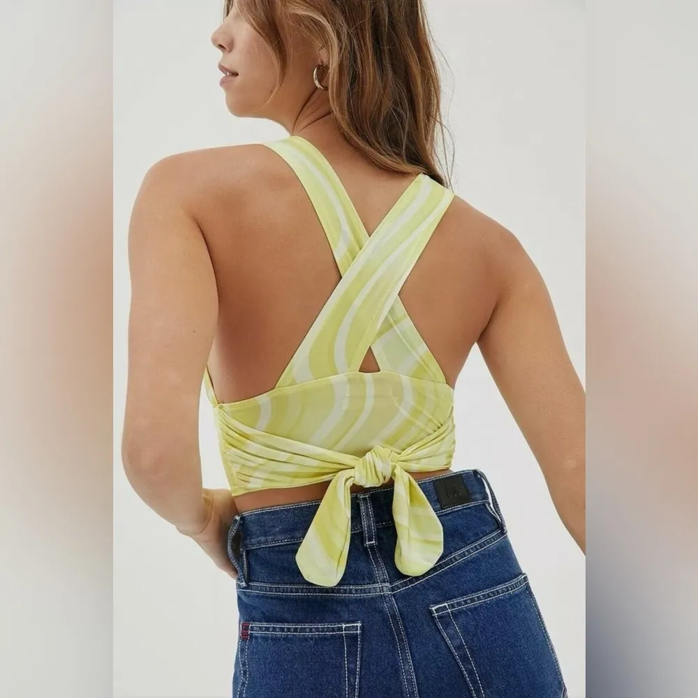 urban outfitters slinky tie back top - Image 9