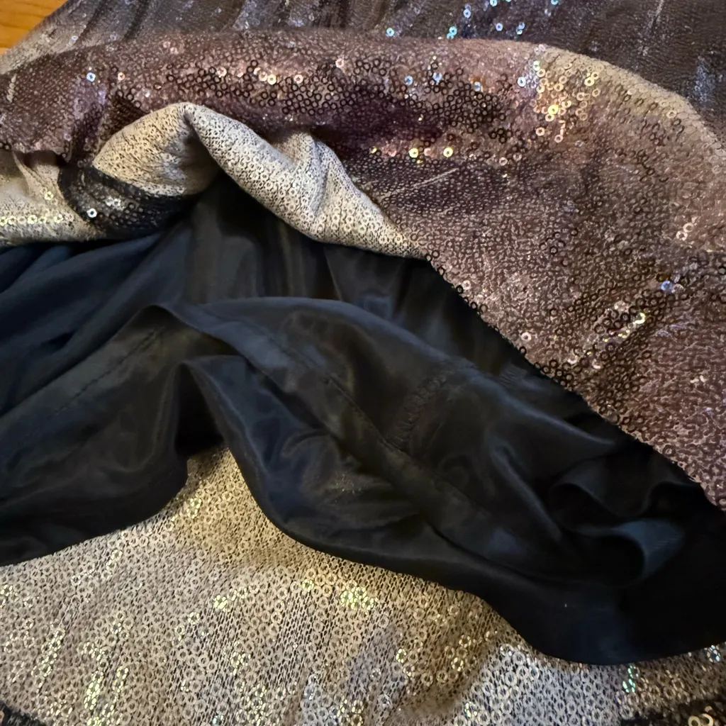 Sequin Mini Dress size M Blue Size M - Image 9