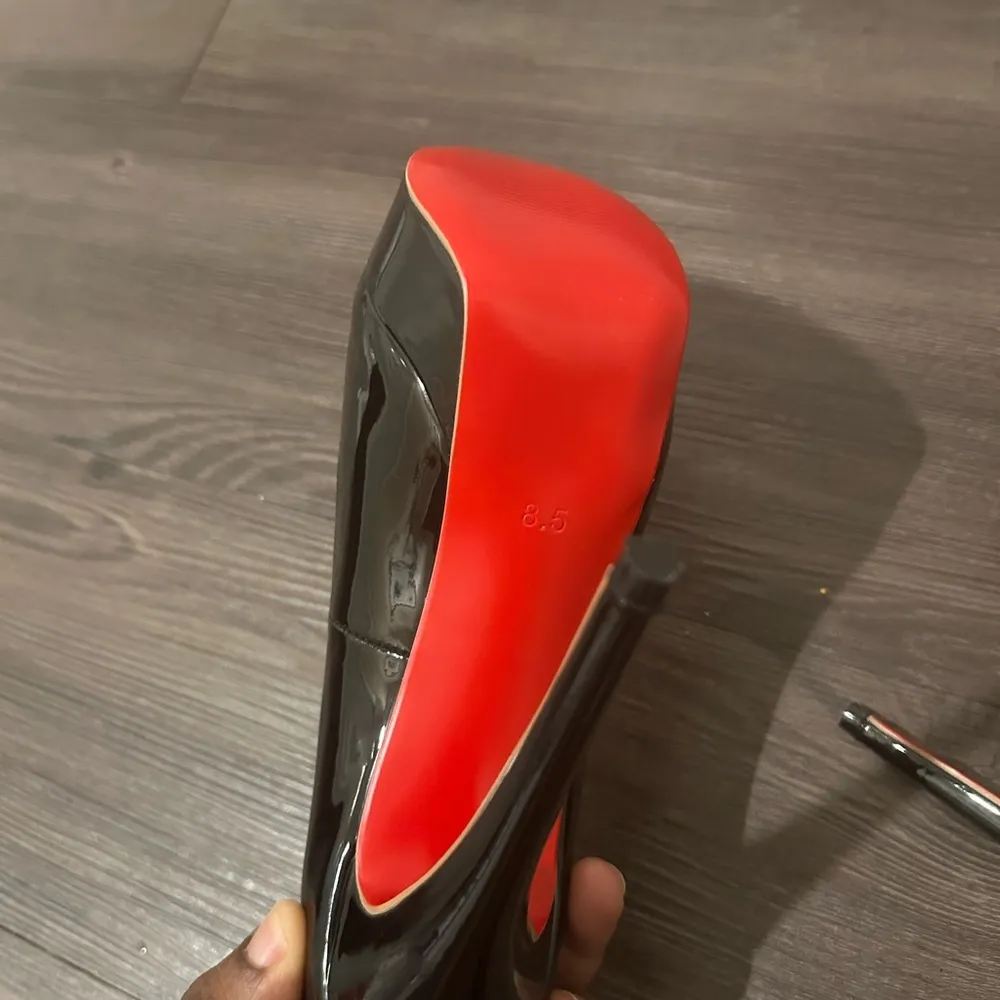 Women’s Platform Stiletto Heels Shoes Black Size 8.5 - Image 6