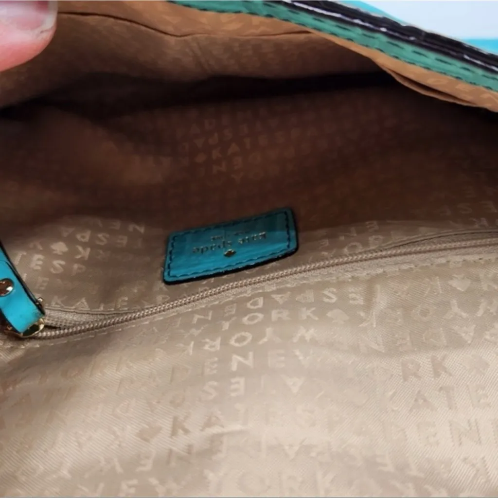 Kate Spade Orchard Valley Fiona Crossbody Bag – Turquoise Blue - Image 8
