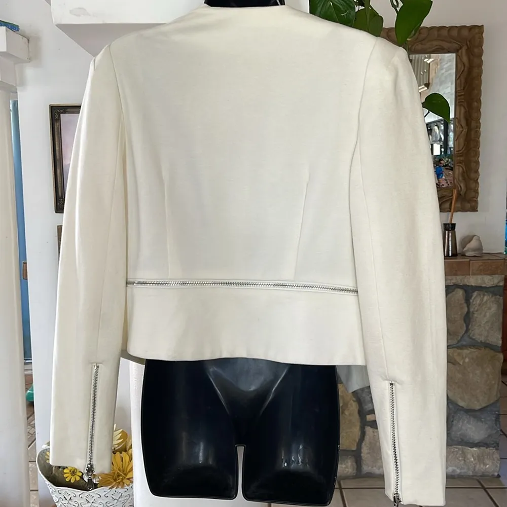 PHILOSOPHY ivory blazer size S - Image 5
