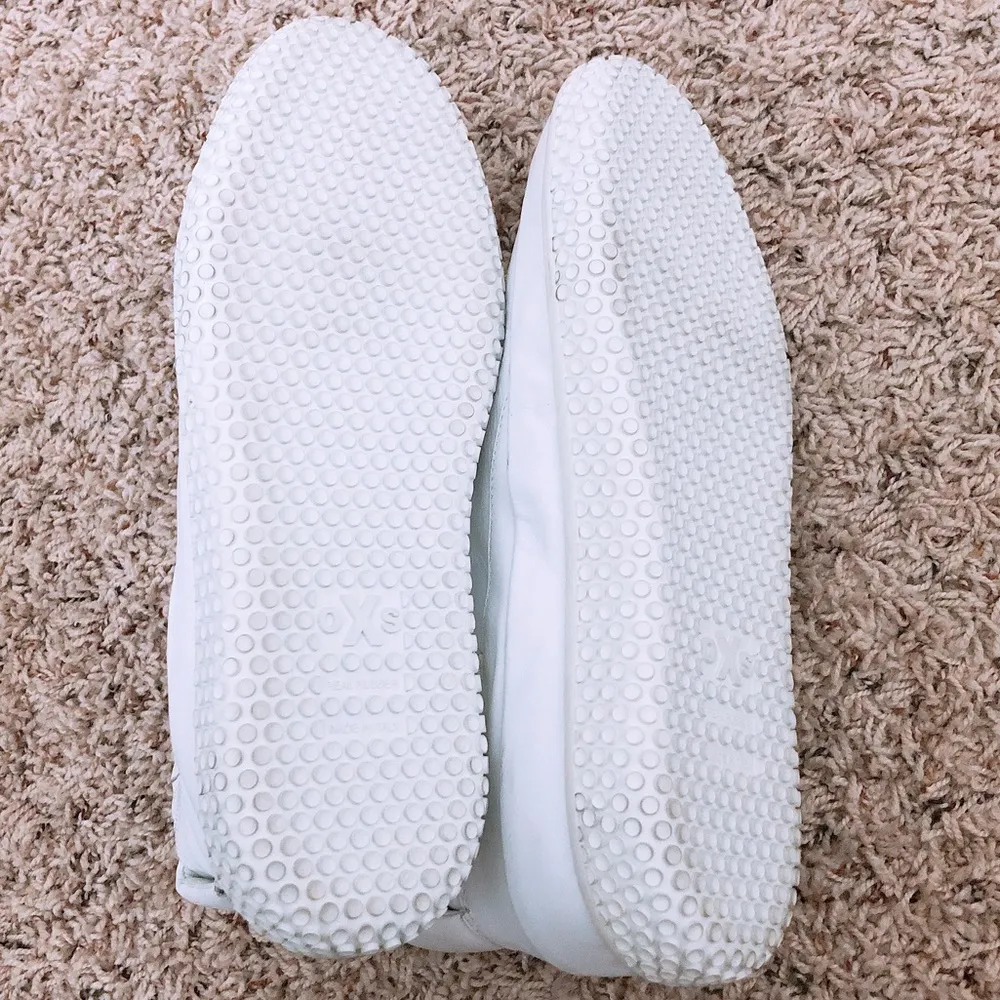 NEW O.X.S. Woobie White High Top Sneakers Leather Size 11 New in Box Retail $288 - Image 9