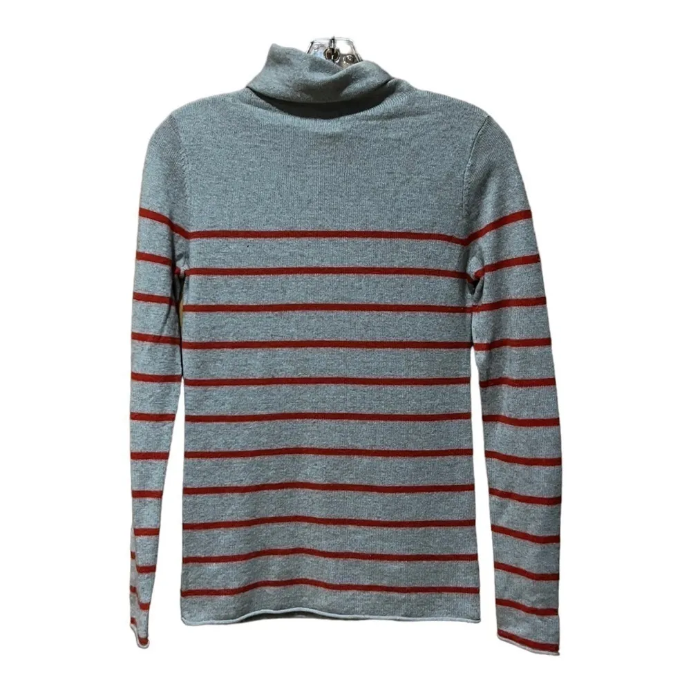 Halogen Nordstrom Cashmere Wool Blend Striped Sweater Small - Image 2
