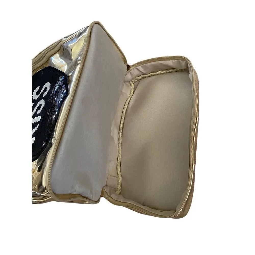 Olivia Miller  Mini Backpack Metallic Sequin Heart Bag - Image 4