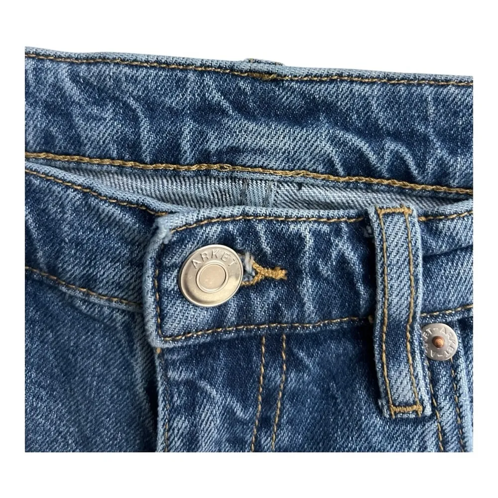 Arket Jade Cropped Women's Blue Jeans Size 28 - Image 4