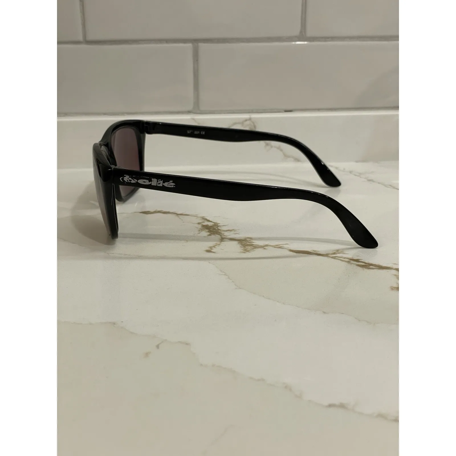 Vtg Bolle 527 Sunglasses Women Black Frame Only France Used Prescription Lens - Image 4
