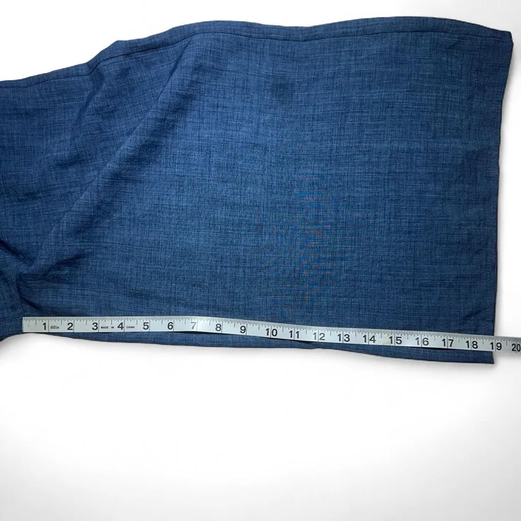 Lulu's Blue Chambray Ruffle Off Shoulder Jumpsuit Small - Image 6