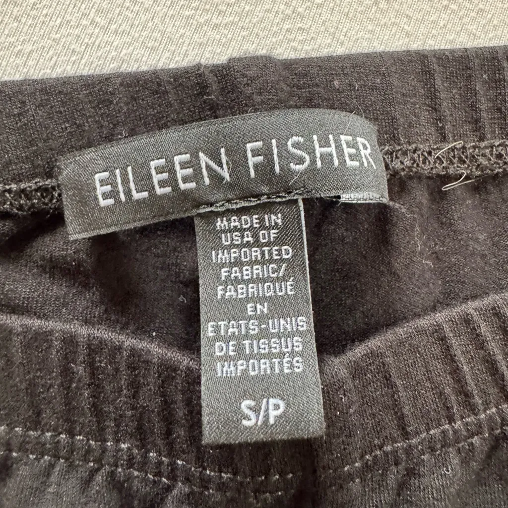 Eileen Fisher Women's Black System Tencel Jersey Leggings - Size S - Image 2