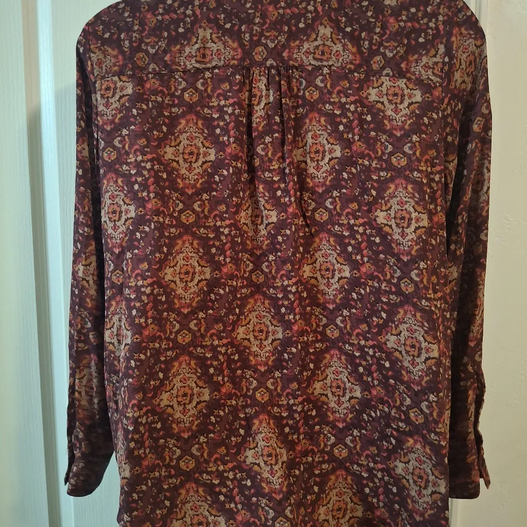Maurices XL Elegant Women's Patterned Blouse NWOT - Image 13