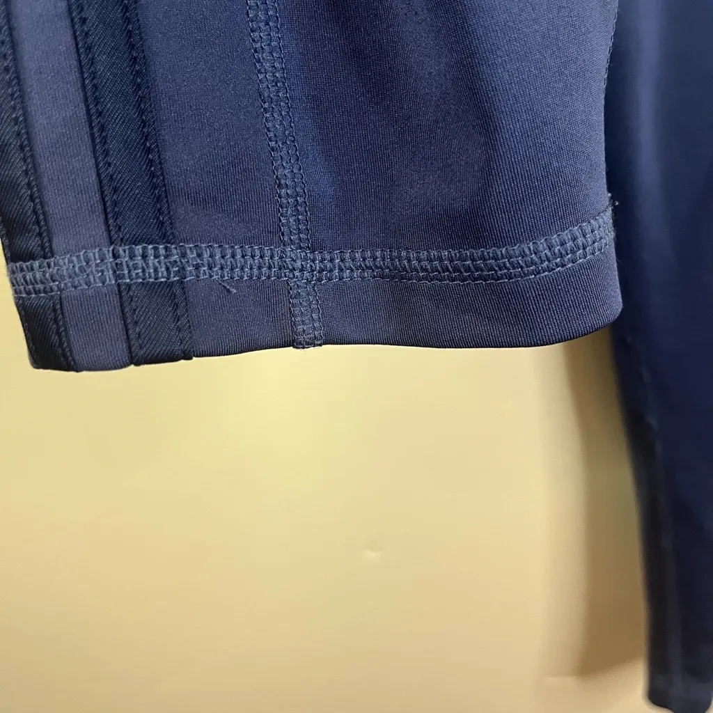 Adidas PrimeGreen Aeroready Womens Size Large‎ Navy Blue Leggings Pockets Active - Image 5