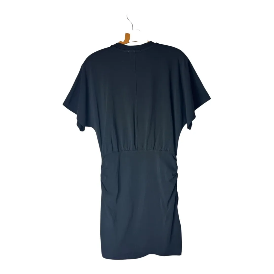 Z Supply Dress Women Small Black Cotton Knit‎ Carmela Mini Athleisure Gorpcore - Image 3