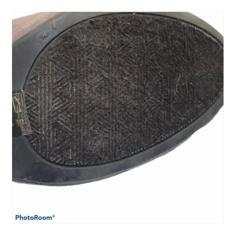 Chinese Laundry Anete Taupe Fringe Block Heel Pumps Size 6.5 Suede Boho Chic - Image 14