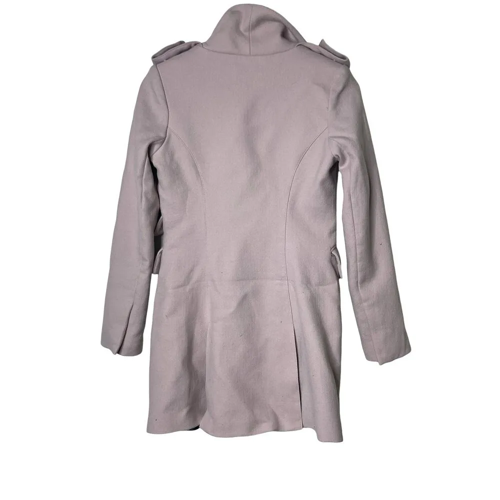 Smythe 'Les Vestes' Wool lilac Button Structured Coat US 6 1090€ - Image 4