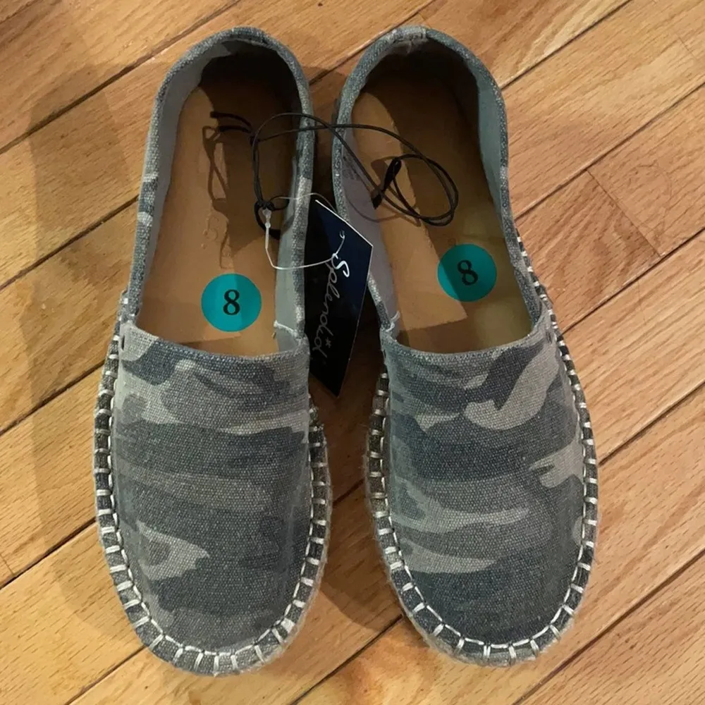 Splendid  Laney Sage Camo espadrille size 8M - Image 4