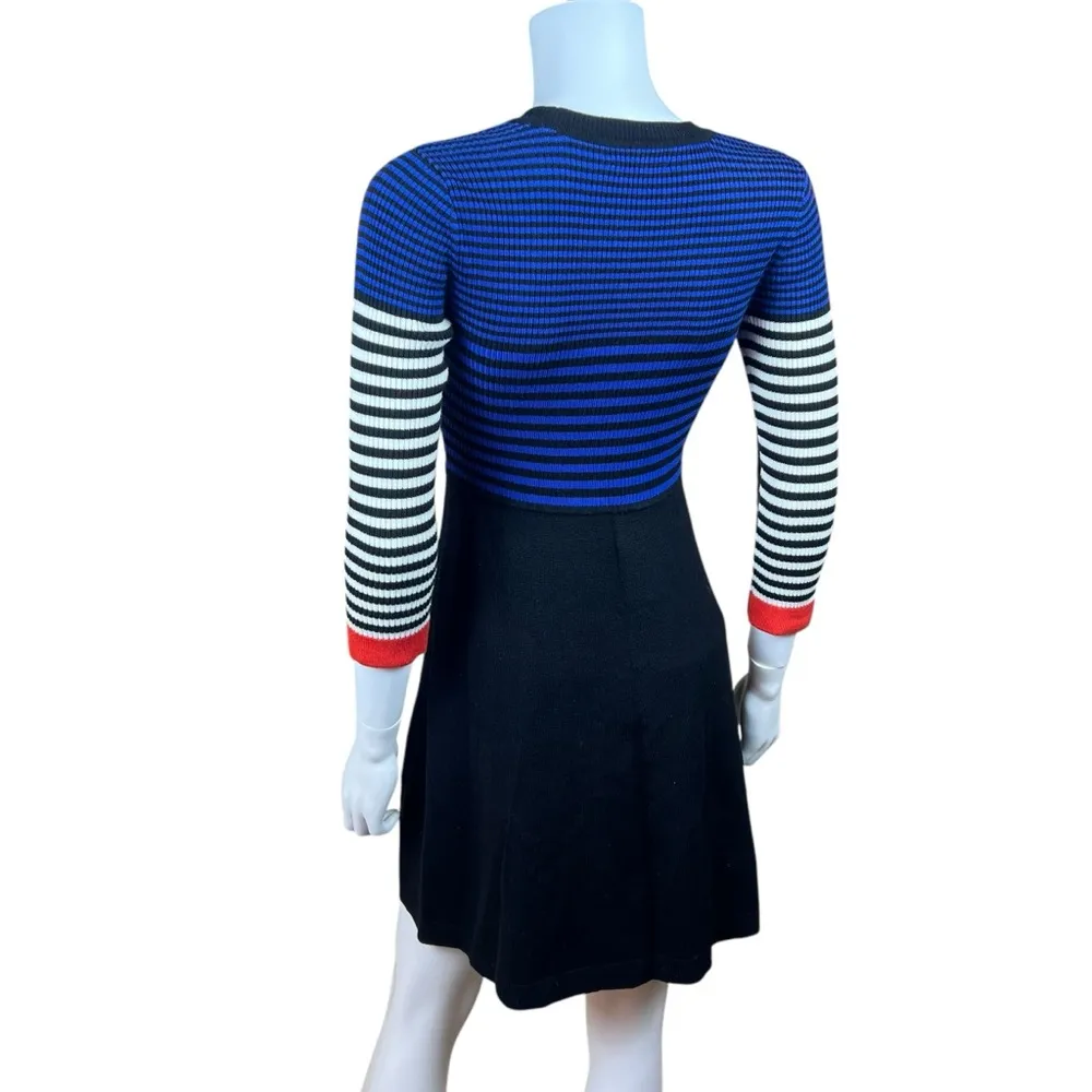 Eliza J Fit & Flare Striped Sweater Dress - Image 12