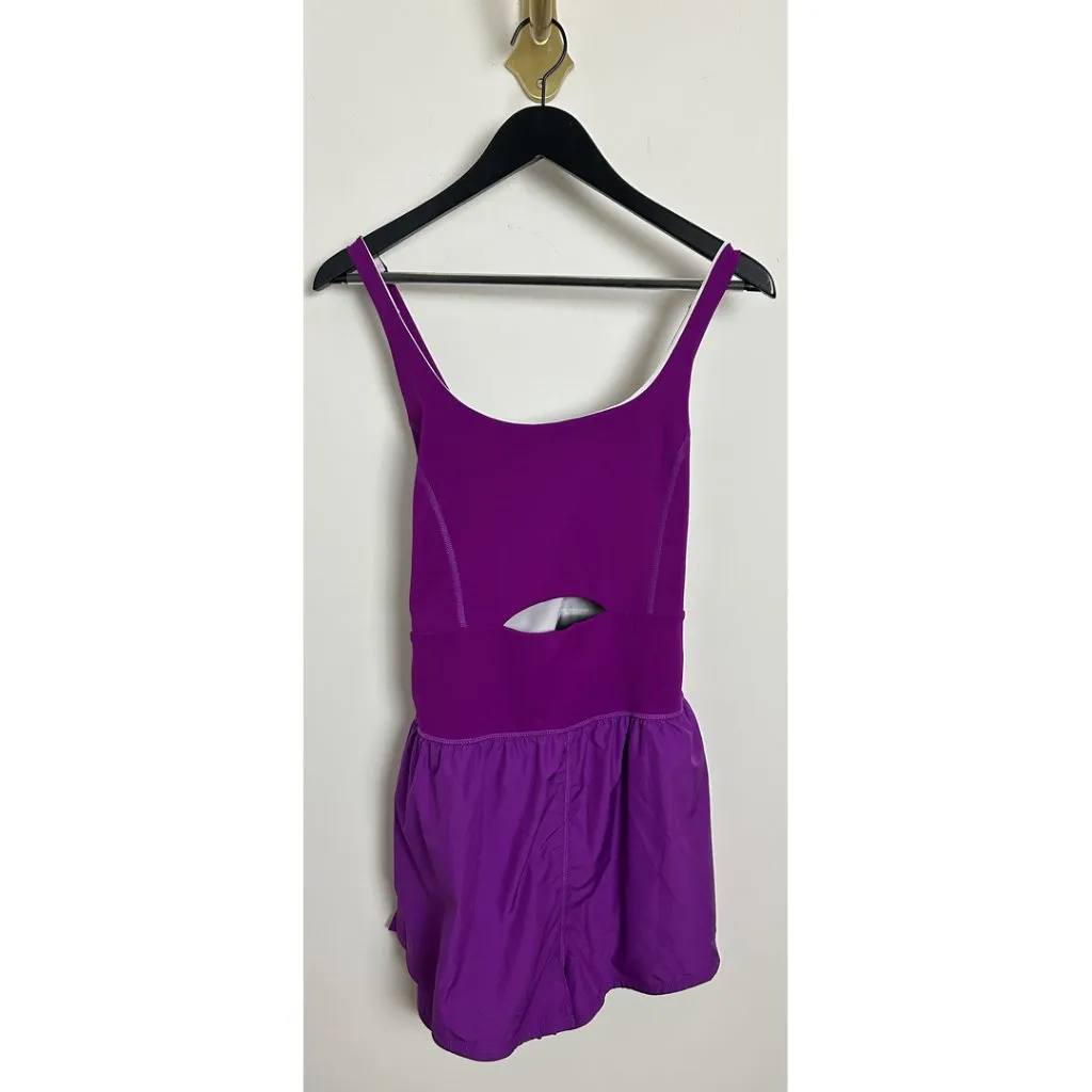 FREE PEOPLE Movement Righteous Runsie in Vivid Violet Size Large Purple - Image 4