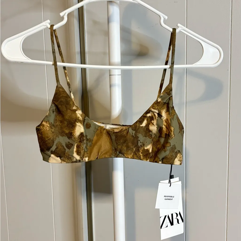 ZARA NWT  Reversible Bikini Top - Image 2