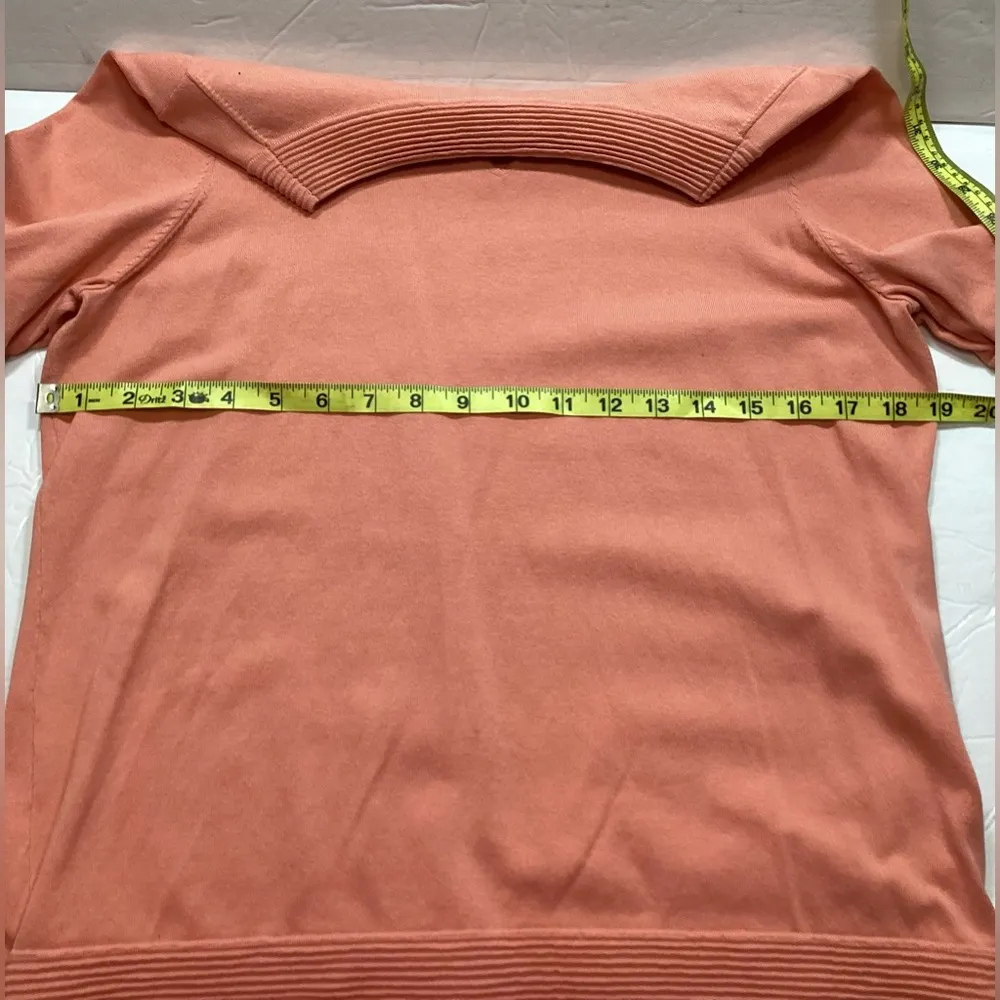 Pendleton women’s Pink Boxy Blouse size large silk blend - Image 10