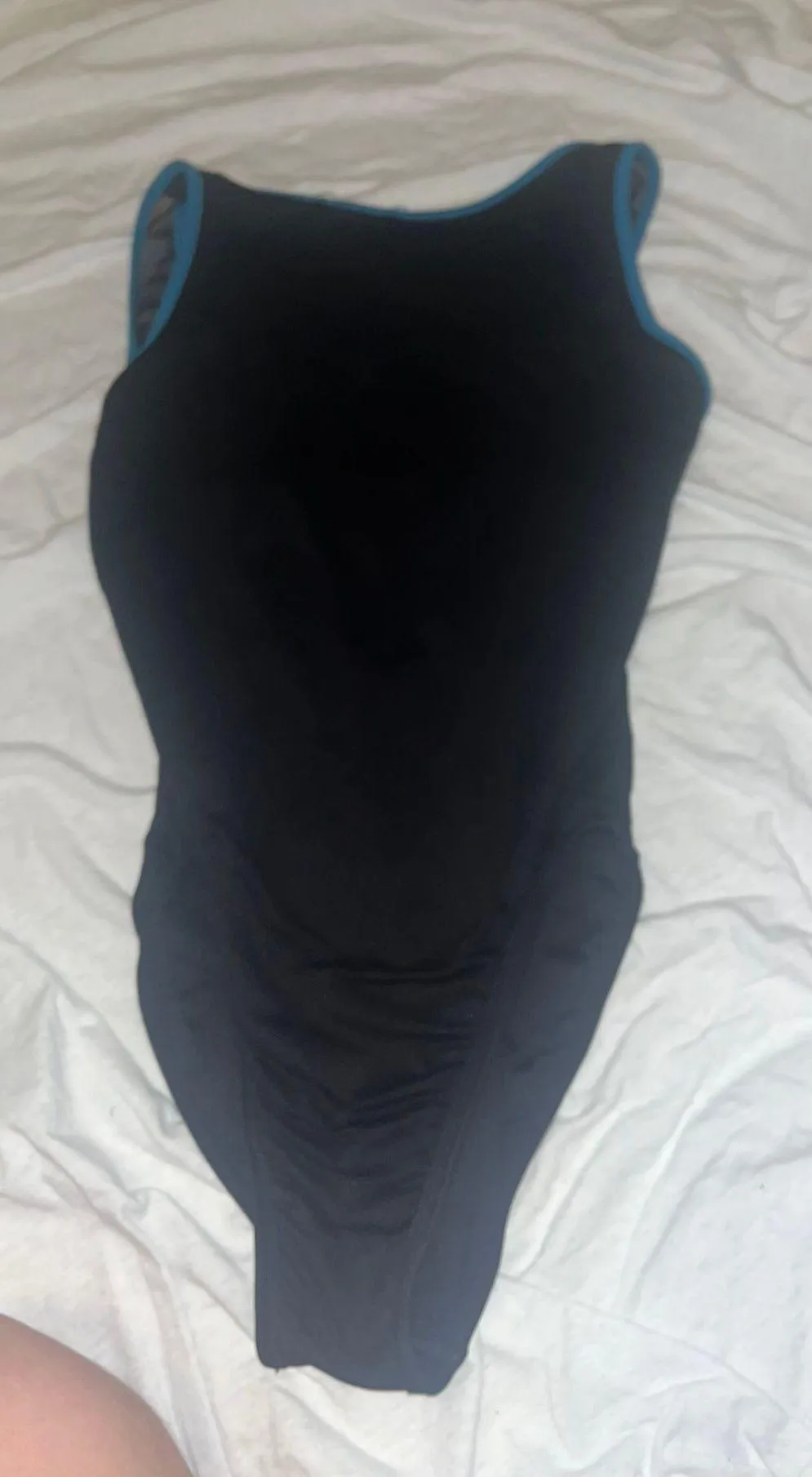Bloch Black Leotard With Teal Lining - Image 3