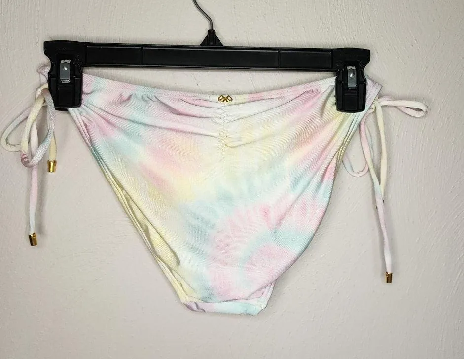 NWT PQ x Revolve Swim utopia bikini bottom Pink Size L - Image 7
