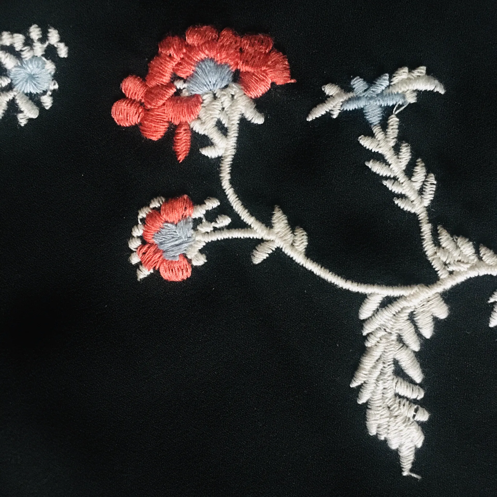 Loft Embroidered Long Sleeve Tunic Blouse - Image 3