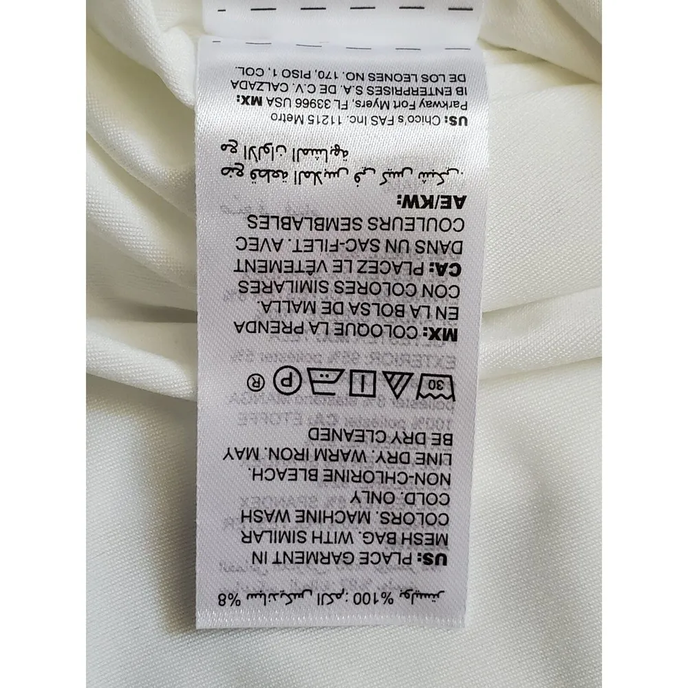 White House Black Market Blouse Women's Size M Balloon Sheer Sleeves Cha… - Image 7