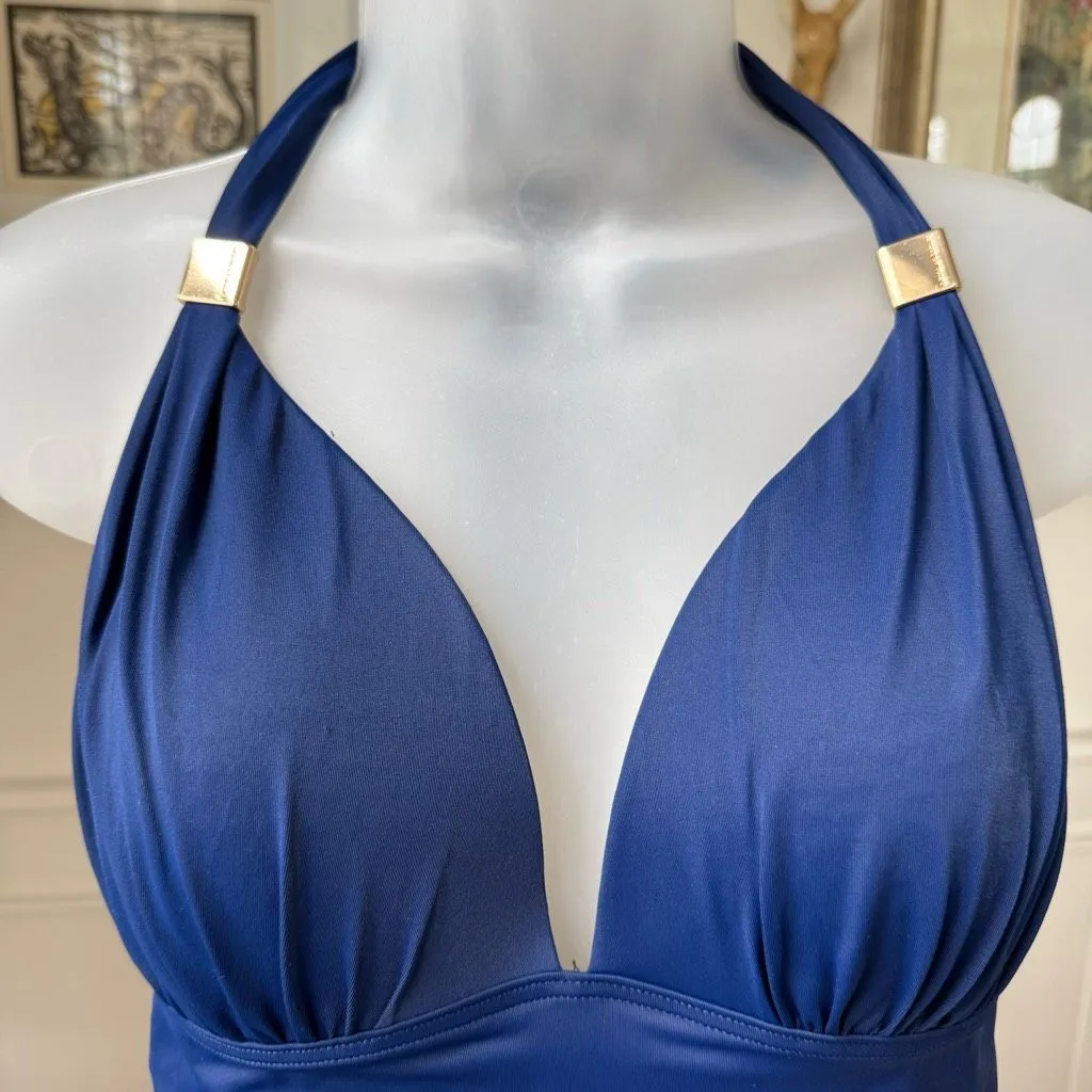 Victoria’s Secret The Forever One Piece Swimsuit Blue XL - Image 3