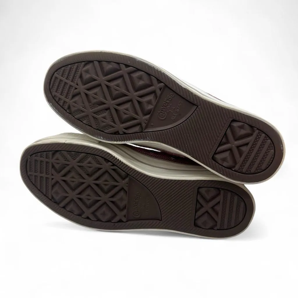 Women's Converse CTAS SEQUIN PINK PLATFORM LOW TOP Distressed 8.5 - Image 5