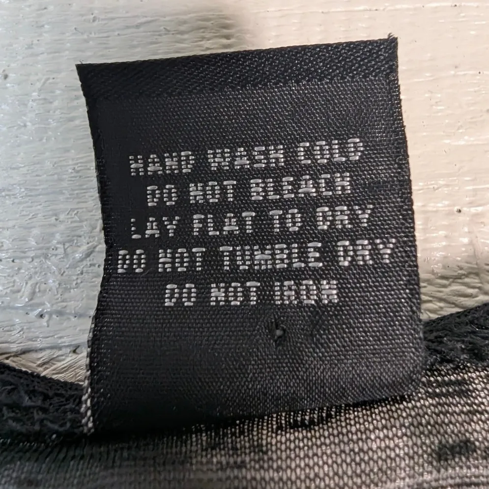 Black Sheer Metallic Kimono Cardigan Duster – Lightweight OSFM Size undefined - Image 4