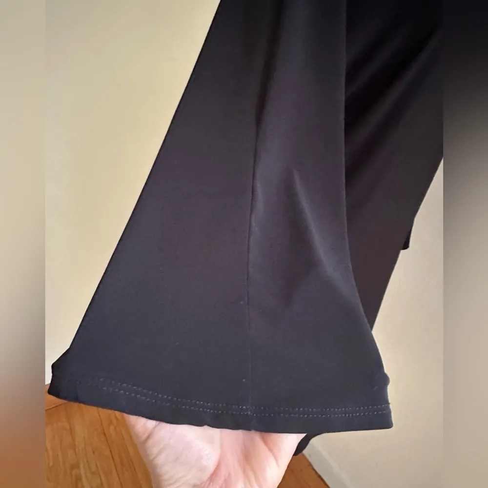 ANNALEE & HOPE Black Rhinestone Jewell Cold Shoulder,split Sleeves Dress Sz XL. - Image 9