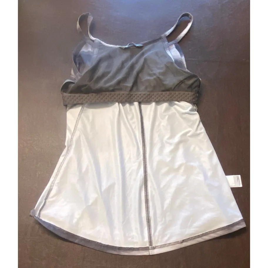 The North Face Rio Tank Top Granite Athletic Built-In Bra Large Pocket UPF 50 - Image 9