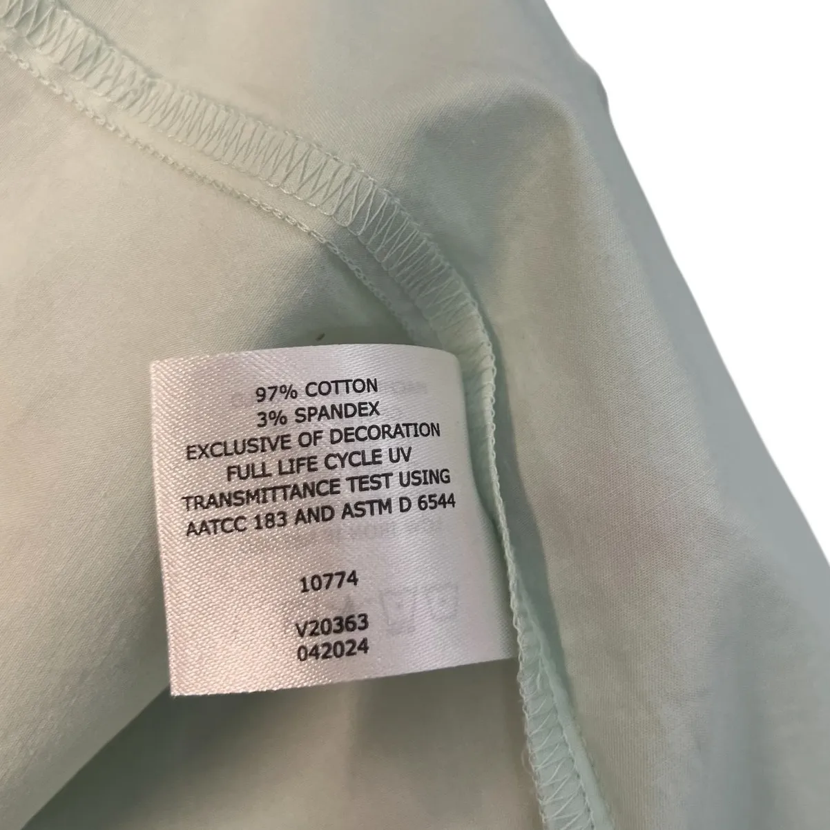 Coolibar Sunny Isles Wrap Dress Misty Aqua Blue Green Size XXL - Image 16