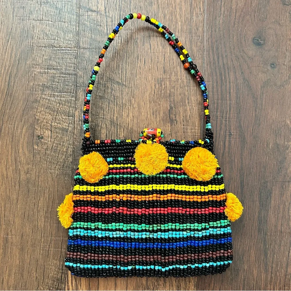 CHISTA NEW YORK beaded bag, NWOT - Image 3