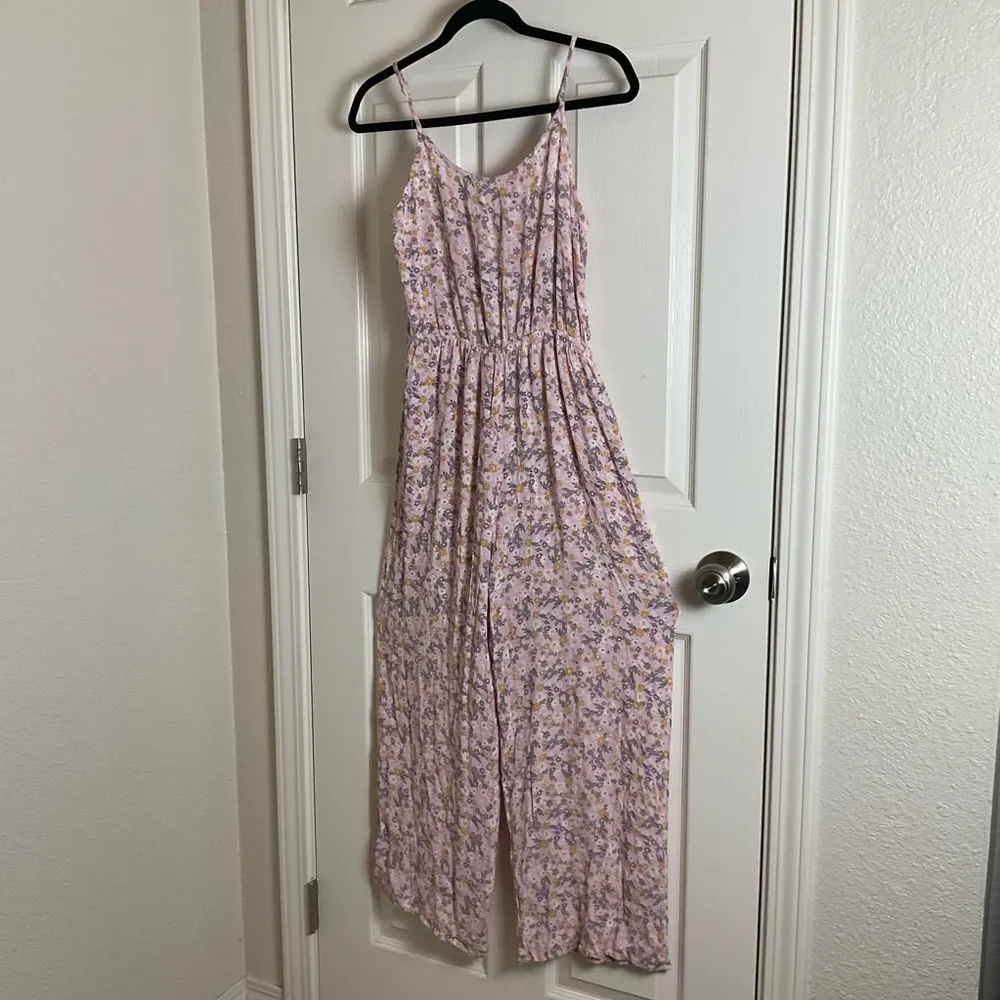 Active USA women’s Floral Cami Jumpsuit size medium - Image 2