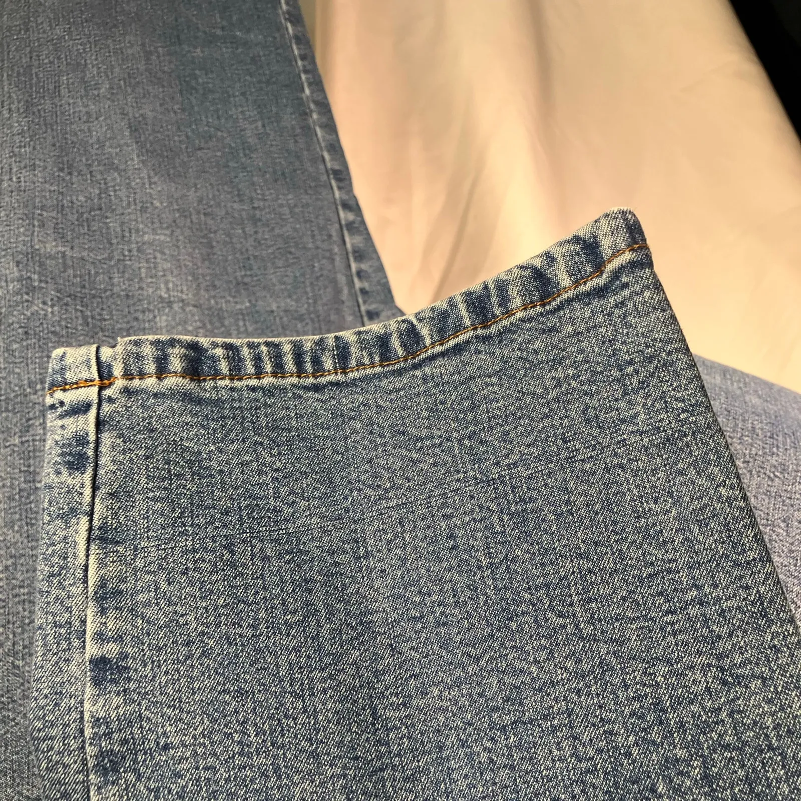 Vintage Lauren Ralph Lauren Petite Jeans Y2K‎ High Rise Tapered Mom Denim 14P - Image 5